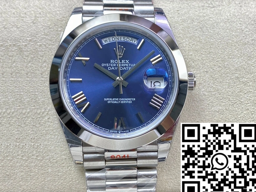 Steel Factory Day Stainless Rolex Date M228206-0015 EW 1111